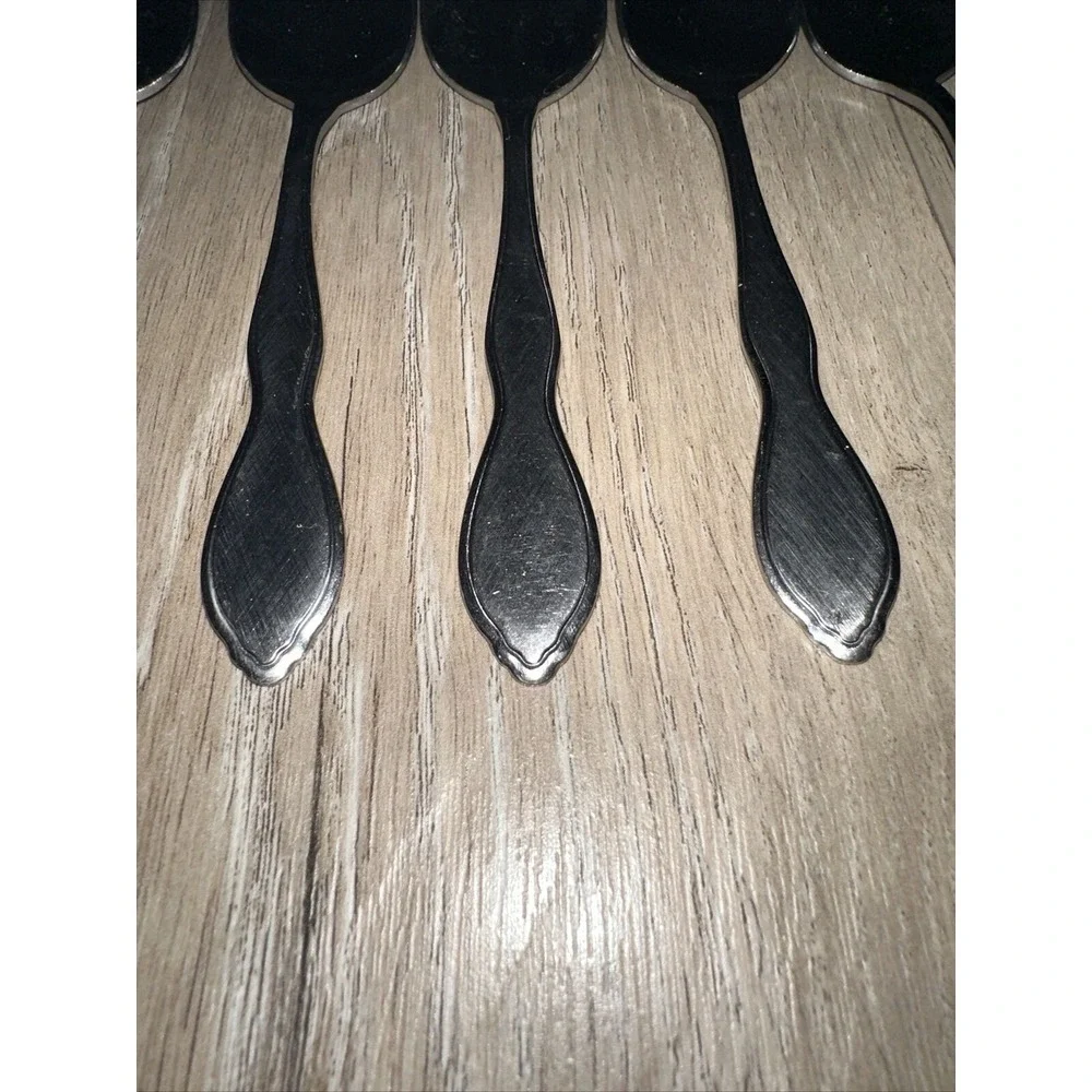 5 PCs Oneida 1881 Rogers Twilight Stainless‎ TEASPOONS 6